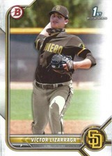 Victor Lizarraga 2022 Bowman #BP-127 Prospects San Diego Padres