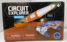 Circuit Explorer Rocket Ship Space Toy, Building Set, STEM Toys, Christmas NOB