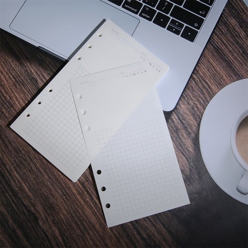 Binder Notebook Paper A6 Refill Loose Leaf Paper 45 Pages for Binder Journal - Picture 46 of 49