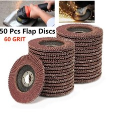 50pcs 115mm Grinding Discs 60 Grit for Angle Grinder to Sanding Grinding Wood UK 0.37 per disc