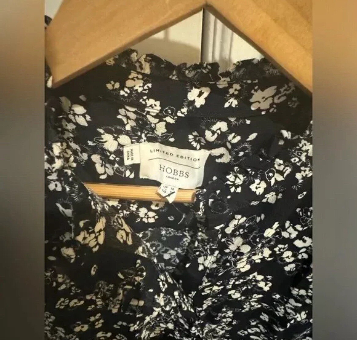 Hobbs London::ワンピース:UK10[RESALE] Hobbs London Limited Edition Victoria Printed Dress Size 4