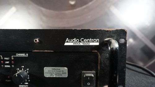Audio Centron RMA-1600 Rackmount 1600W Power Amplifier - Picture 2 of 16