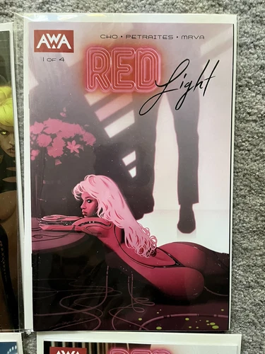 RED LIGHT #1-4,  VF/NM, All 1st Print - AWA Comics. By Sarah H. Cho 2023