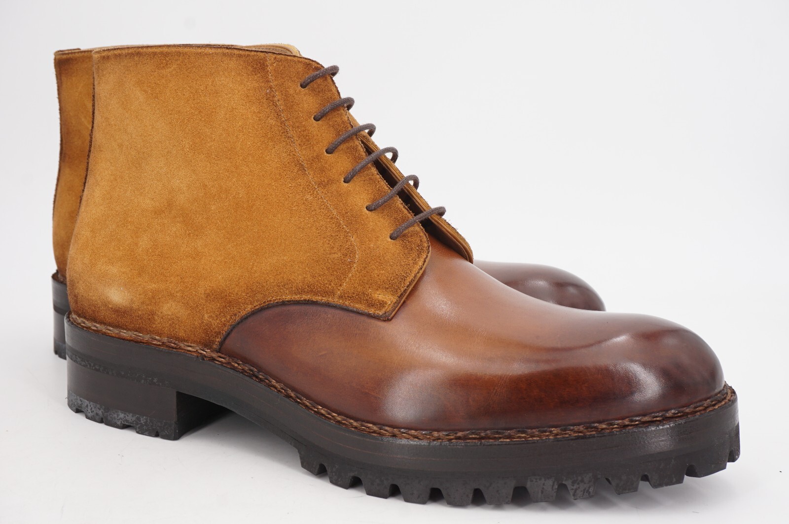 RLPL FIDEL BOOT BROWN LEATHER SUEDE | eBay
