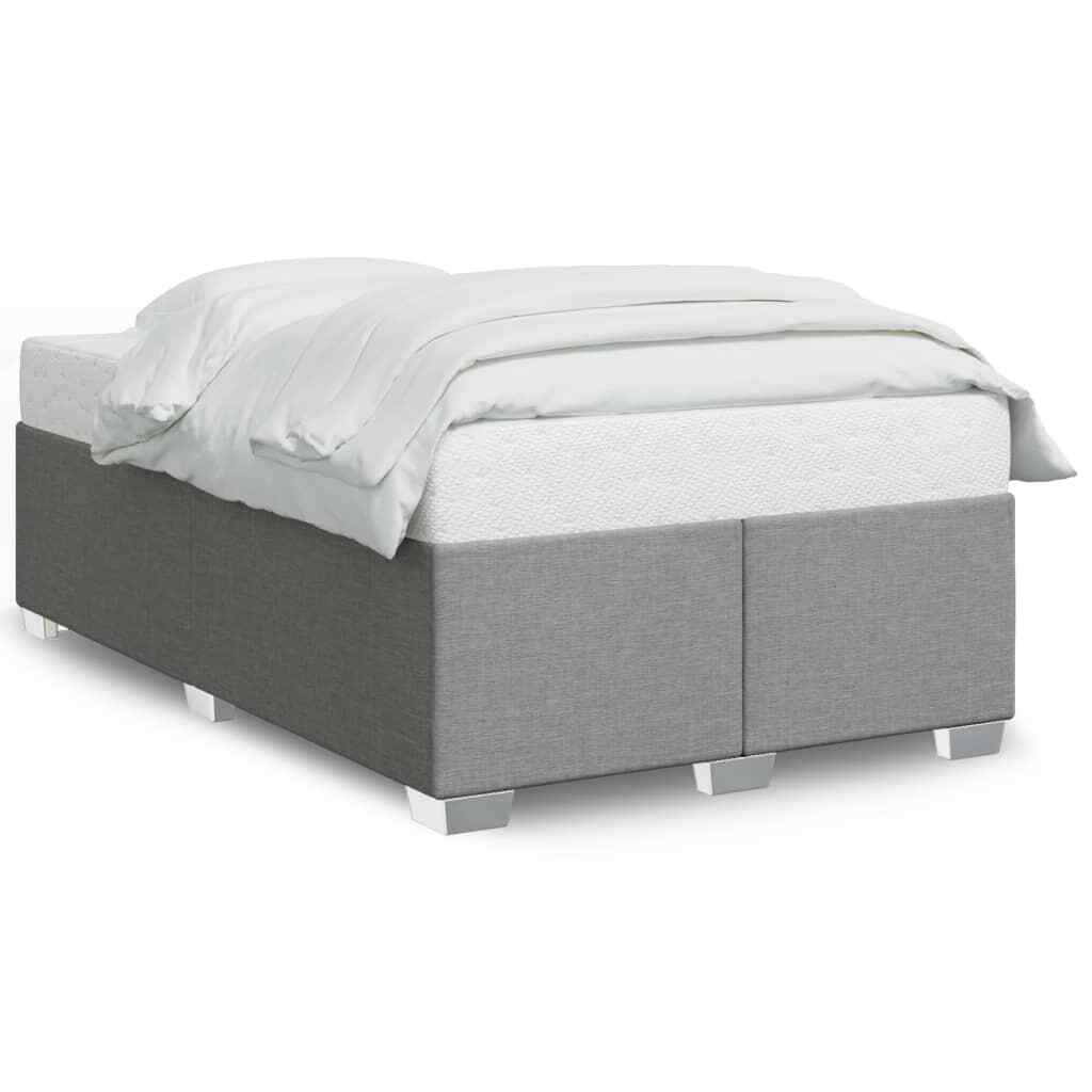 Giroletto senza Materasso Grigio Chiaro 120x200 cm Tessuto