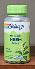 Solaray Neem 460 mg 100 capsules True Herbs 460mg 100 Vegcaps