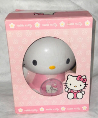 RARE HELLO KITTY Jumbo Talking Light-up alarm clock with box ****MINT CONDITION