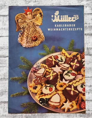Müller Karlsbader Weihnachtsrezept Regensburg Werbung Reklame Retro Deko Vintage