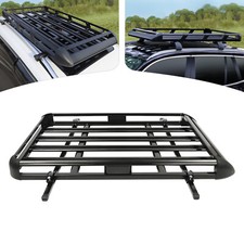 140cm Universal Aluminium Auto-dachträger Korb Fracht Gepäck Träger