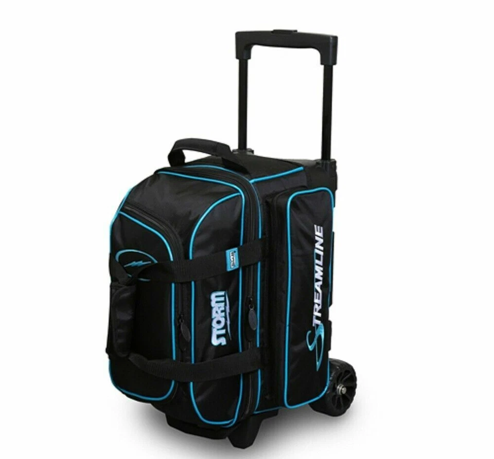 Storm Streamline Black/Blue 2 Ball Roller Bowling Bag