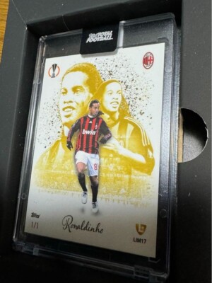 Topps TOTAL FOOTBALL ロナウジーニョ　1/1 2023 Topps Total Football Ronaldinho AC Milan LIMITED Numbered 1