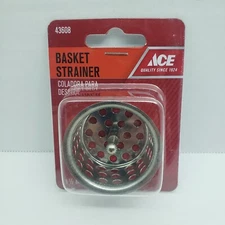 ACE Basket Strainer Stainless Steel  1-1/2"   #43608