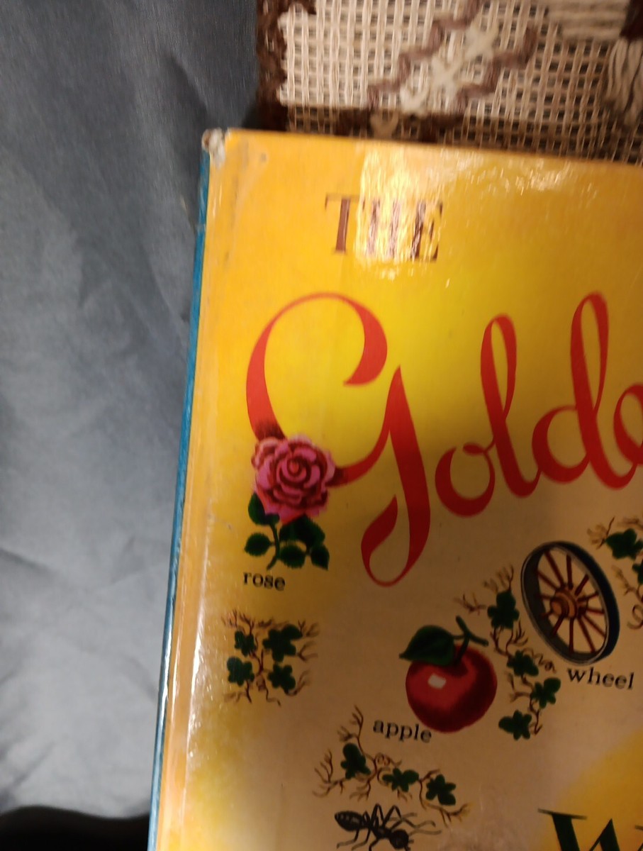 Vintage Golden Dictionary 1944 Giant Golden Book 1030 words more