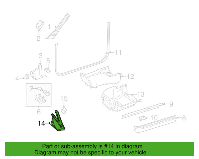 Mercedes Benz SLS AMG 2011-2015 Pedal Travel Sensor 2223001100