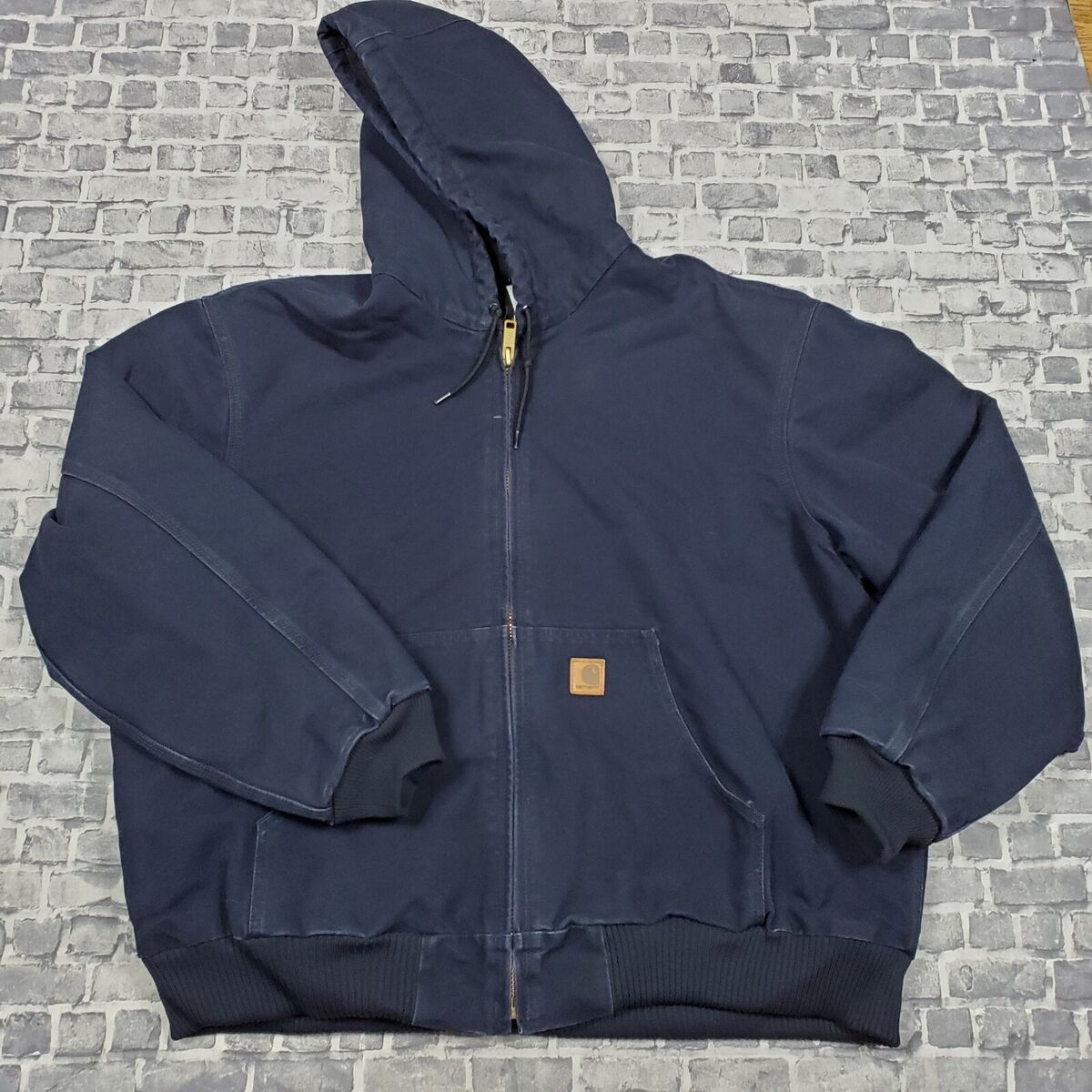 Carhartt Jacket J130 MDT Men's 2XL XXL Canvas Midnight Navy Carhartt Jacket J130 MDT Men's 2XL XXL Canvas Midnight Navy