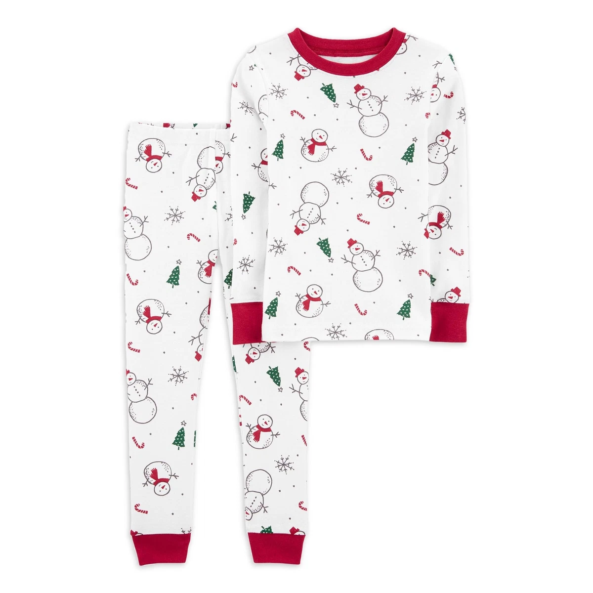 Carter s Child of Mine Baby and Toddler Holiday Pajamas 2 Piece Size 12M
