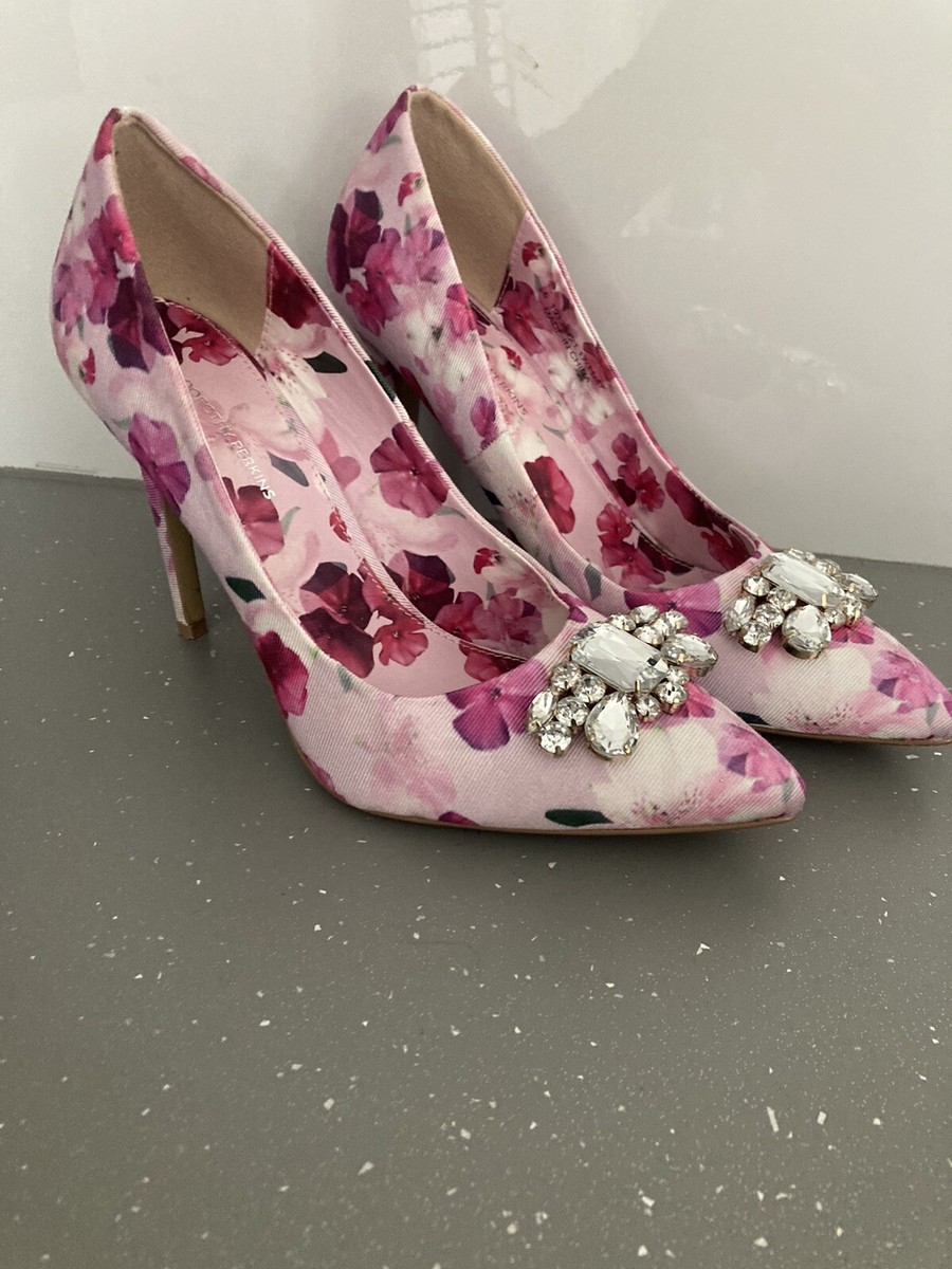 Woman's Floral High Heeled Dorothy Perkins Summer Shoes