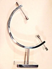 CALIPER Display Stand Large Sized Chrome / Silver Adjustable