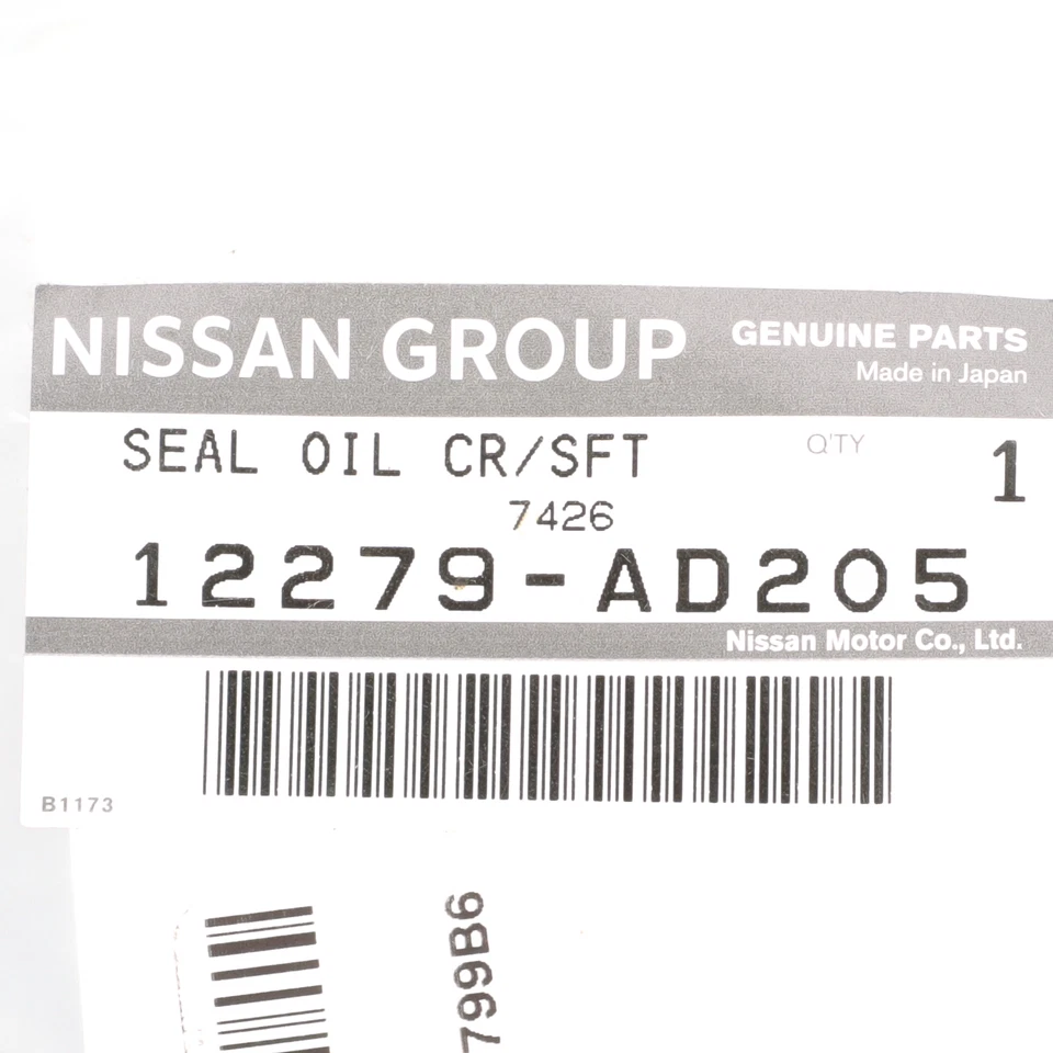 Sello del cigüeñal del motor trasero principal Nissan Máxima 1982-2003 OEM NUEVO 11945-0W002 Foto 4 de 4