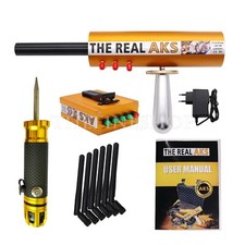 The Real AKS Metal Gold Detector Tool 6Antennas Filter Carry Case for Silver Gem
