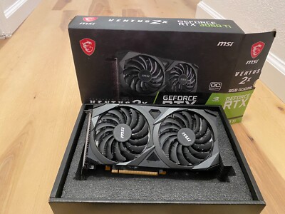 Msi Geforce Rtx 3060 ti Ventus 2x 8g Ocv1 Lhr