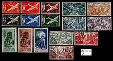 INDE : Poste AÉRIENNE n°1 à 16, Neufs * = Cote 34 € / Lot Timbres COLONIES