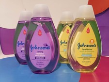 Johnsons Baby Shampoo Calming and Head-to-toe 13.6 Ounce 400ml  4 Pack 