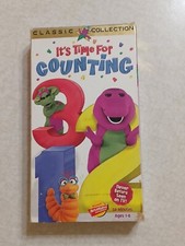Barney Classic Collection VHS Tape It's Time For Counting