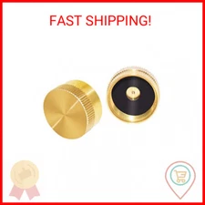Joywayus 2Pcs Solid Brass Refill Propane Bottle Cap Universal for All 1 LB Gas T