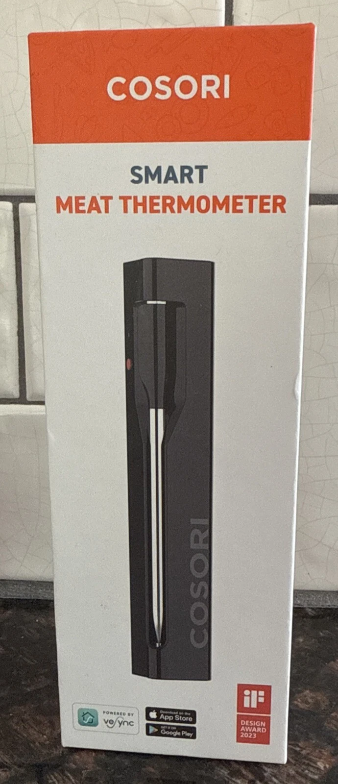 Wireless Meat Thermometer Digital, Bluetooth Food Thermometer for Grill, Smoker,
