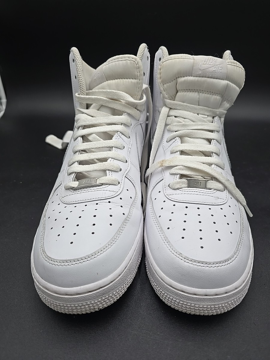 Nike Air Force 1 ホワイト ハイカット　28cm Nike Air Force 1 High '07 Men's Size 11.5 Triple White Sneakers