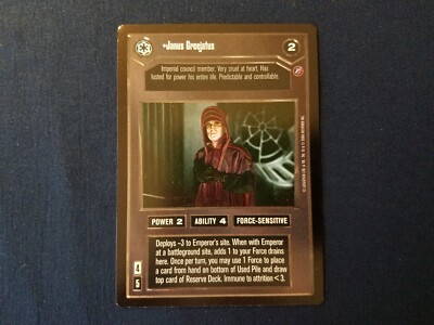 Star Wars CCG Death Star II Janus Greejatus