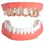 Grill Mouth Custom Silver Plated Joker Set – Top & Bottom With Molding Kit For Hip Hop Style Teeth Grillz - Foto 9