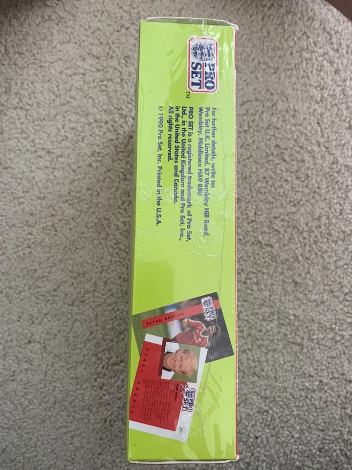 Juego profesional de tarjetas de coleccionista de fútbol de la Asociación de Fútbol 1990-91, paquetes sellados Foto 2 de 3