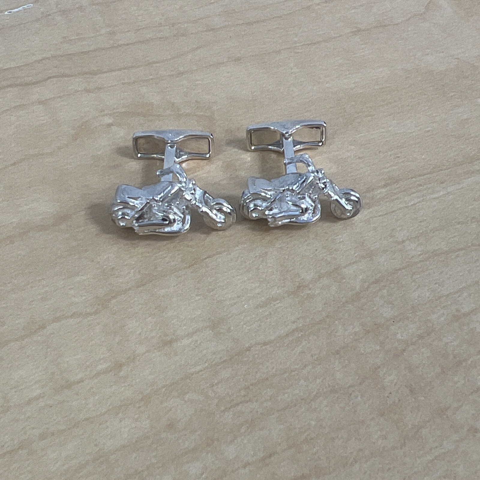 Ravi Ratan Motorcycle Sterling Silver 925 Hog Harley Cufflinks 18.4 ...