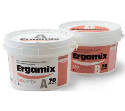 Ergamix 70 Shore CAD Silicone Can Be Milled & Scanned For Dental Lab 2 X 1.5KG 