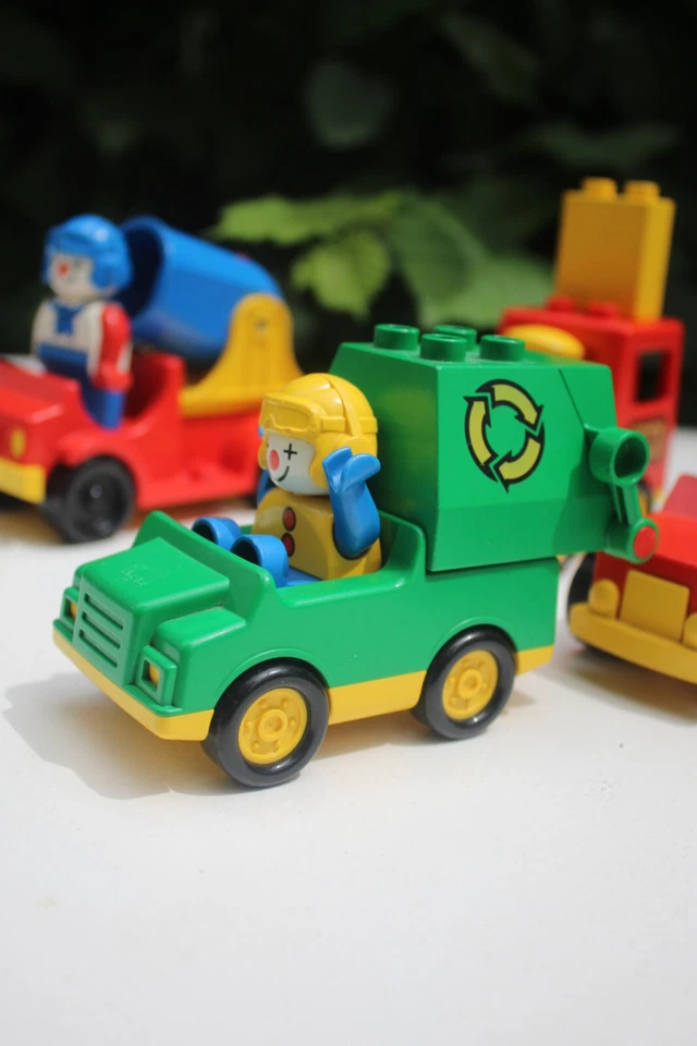 LEGO Duplo camion poubelle Hélicoptère clown 2613 2626 2650 2661 2619 - Photo 3/4