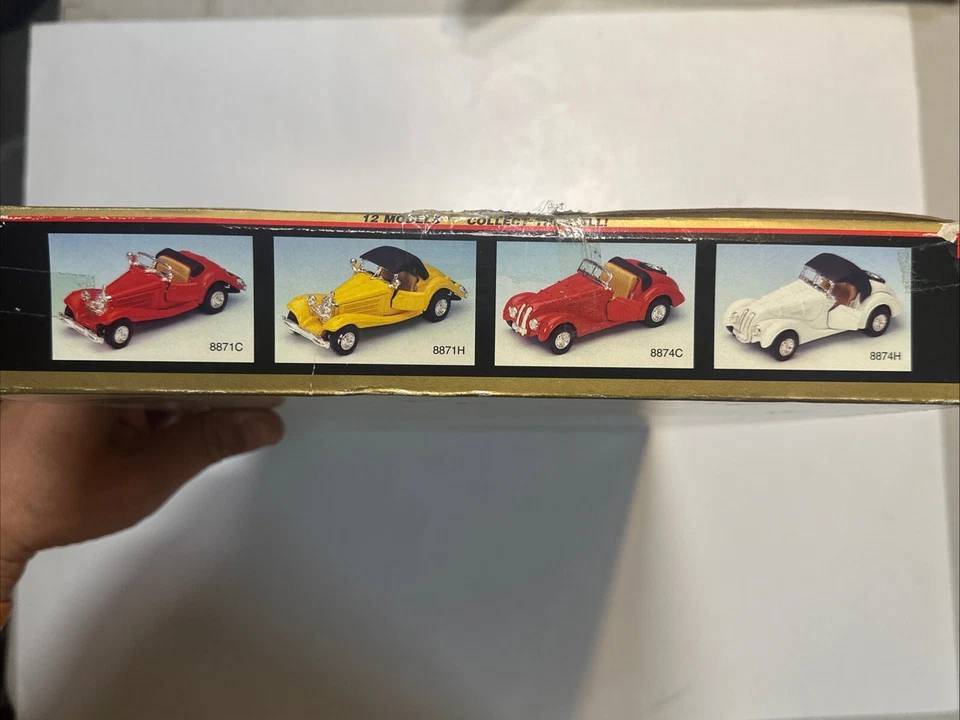 Antiguo temporizador de metal y plástico Welly de colección nuevo en stock coches fundidos a presión caja de fábrica NUEVO Foto 2 de 4