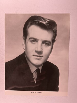 Billy J Kramer Foto Original Vintage Schwarz-Weiß Promotion Oktober 1965