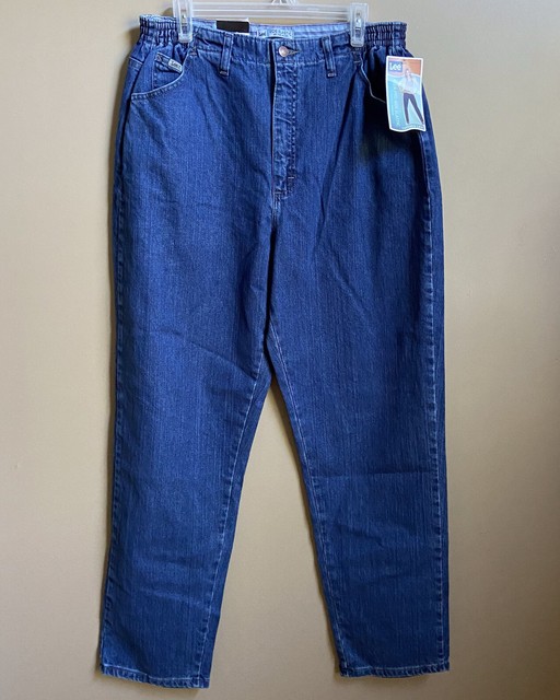 lee relaxed fit side elastic jeans