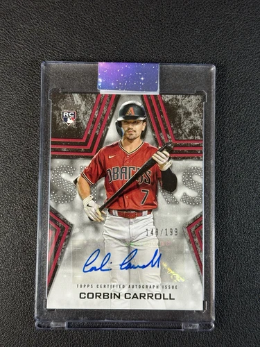 CORBIN CARROLL 2023 TOPPS BASEBALL STARS ROOKIE AUTOGRAPH RC AUTO DBACKS /199