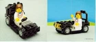 Lego 6501 Classic Town Car SPORT CONVERTIBLE Complete NO Instructions