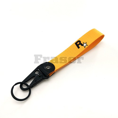 3 options Rockstar GTA 5 Key Strap Lanyard Keyring Auto Motorcycle Embroidery AU - Picture 4 of 21