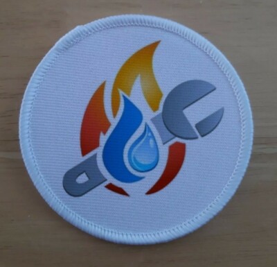 Gasingenieur Techniker Selbstständig Logo Abzeichen Patch Aufnäher
