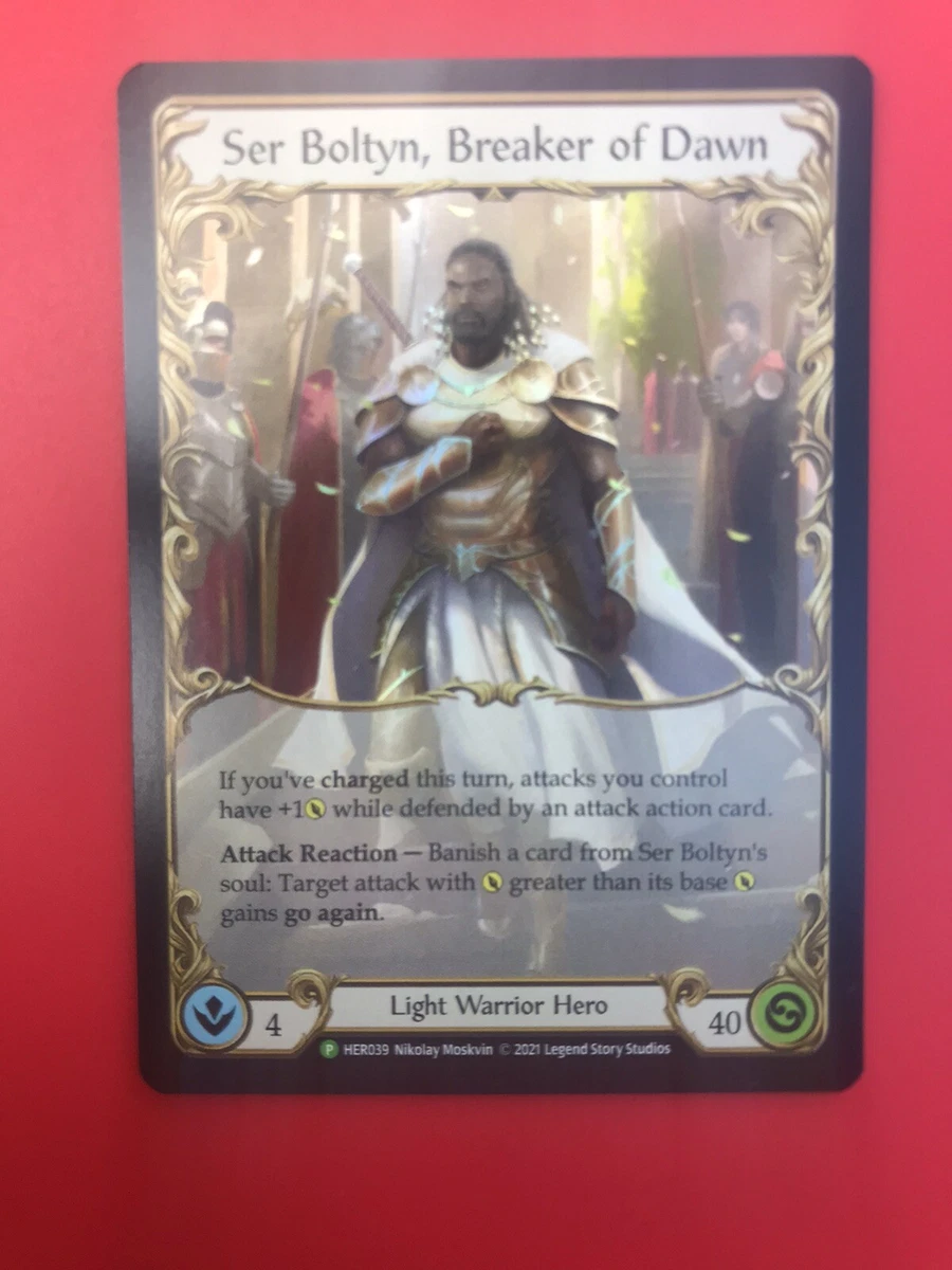 Flesh and Blood - Foil Promo Ser Boltyn, Breaker of Dawn M/NM