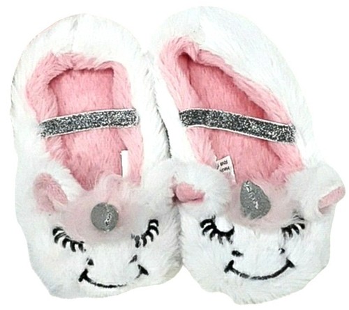 CAT & JACK Shoes UNICORN Baby Toddler Faux Fur Soft Slippers 5/6 - Picture 2 of 7