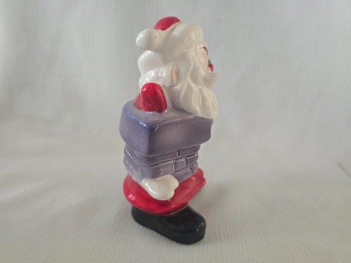 Vintage Kreiss Christmas Psycho Santa In Chimney Figurine Japan - Picture 5 of 11