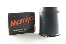 Exc  Mamiya Universal Camera Extension Lens Ring Tube Set 5 Ring Set  2357