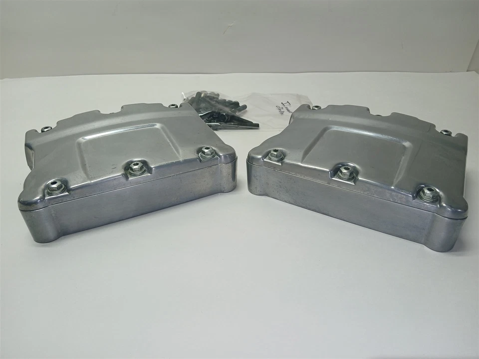 Harley-Davidson Dyna Wide Glide 2011 cajas basculantes pulidas 17593-99/17571-99 Foto 3 de 4