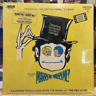 [OST]~SEALED LP~''MARRY ME! MARRY ME!''~Original Soundtrack~[1969~RCA~Issue]